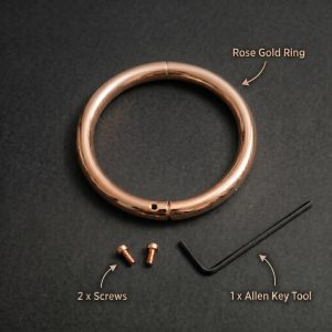 3 inch - Rose Gold Bull Ring Bracelet Blank DIY - Cowboy Cartier Style Bangle